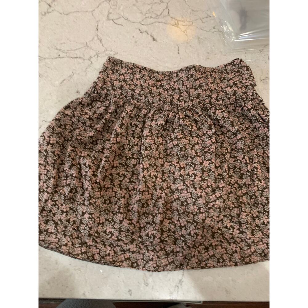 Brown floral mini skirt by Blue Exchange in a women’s size small - Picture 3 of 7